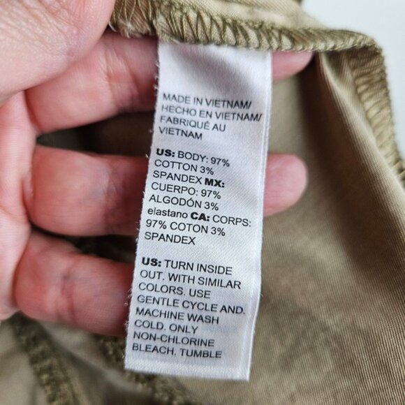 White House Black Market Womens Jacket Size 8 Tan Asymmetrical Zip Up - Picture 8 of 10